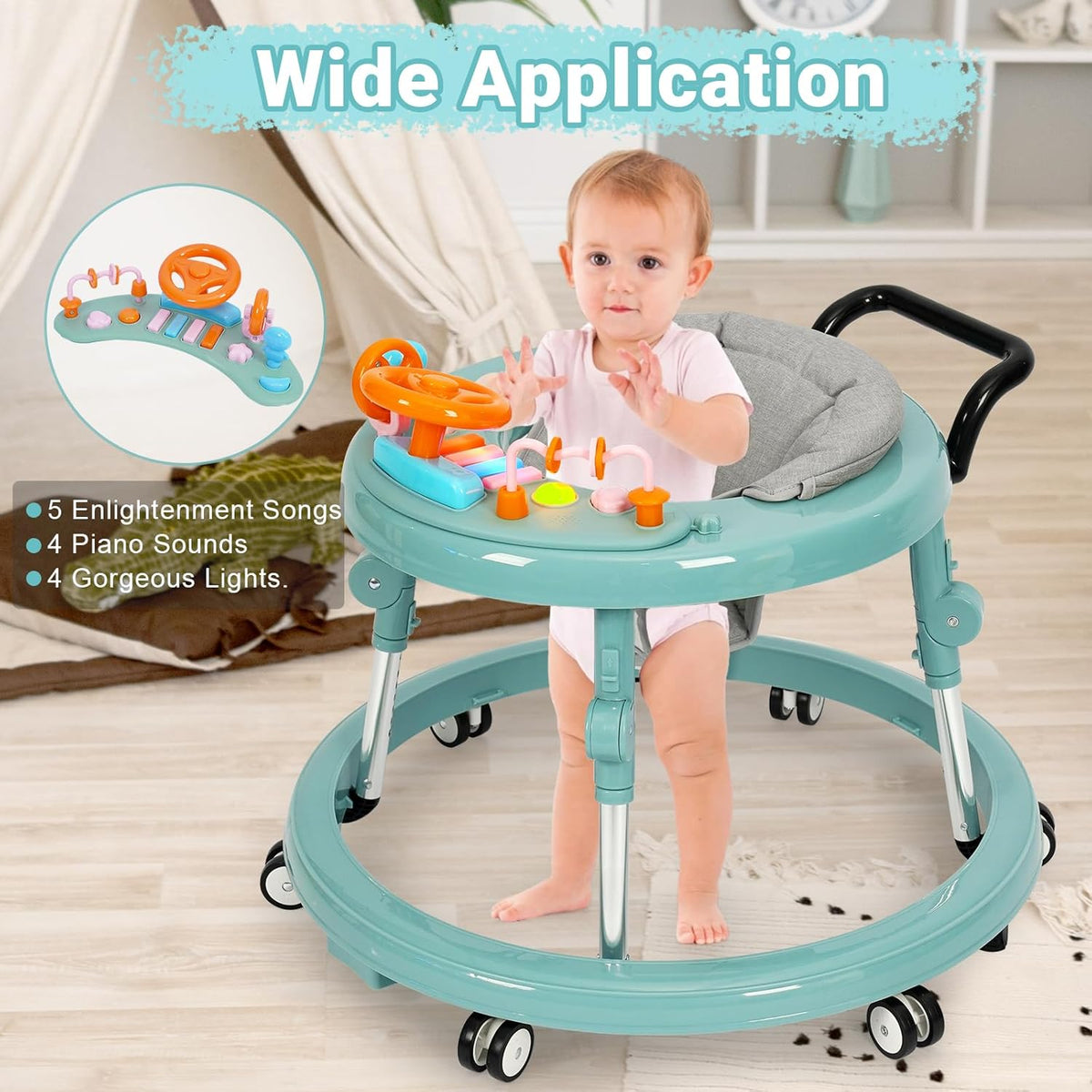 Baby walker with wheels and seat online