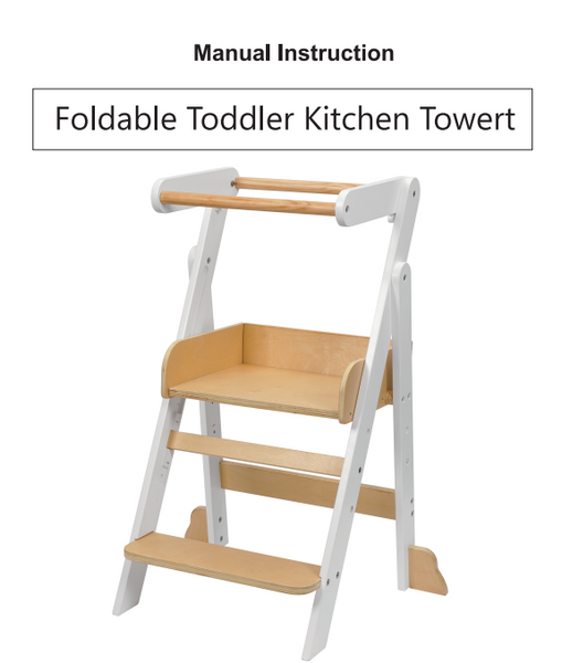 Installation video for Foldable Toddler Kitchen Tower