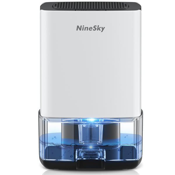 NineSky Dehumidifier,30 OZ Dehumidifiers for Bathroom Bedroom, Dehumidifier with Auto Shut Off Function, Two Working Modes and 7 Colors LED Light